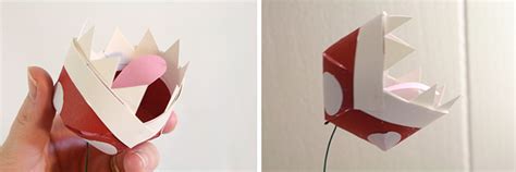 Paper Piranha Plant Flowers Tallys Treasury