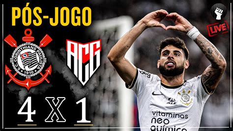 PÓS JOGO ZONA MISTA COLETIVA DE VP Corinthians 4x1 Atlético GO