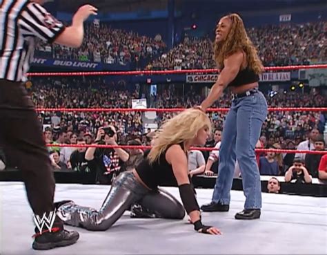 A merciless Jazz makes a broken, beaten and unconscious Trish Stratus ...