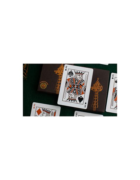 Baraja De Cartas Ace Fulton S Year Anniversary Tobacco Brown