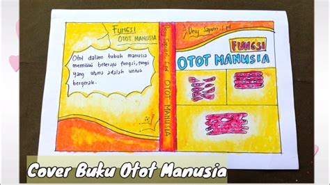 Cara Membuat Cover Buku Otot Manusia Sbdp Kelas 5 Tema 1 Youtube