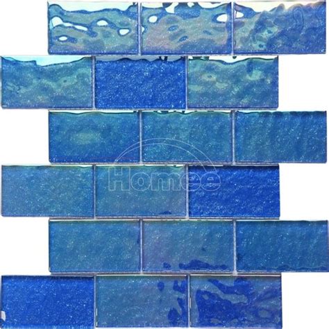 blue mosaic tile,glass mosaic tile,swimming pool tile