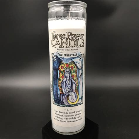 Tarot Power Candle The Priestess Omen Psychic Parlor And