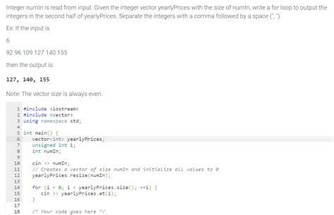 Solved Integer Numin Is Read From Input Given The Integer Chegg