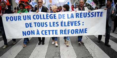 Réforme Du Collège 1190 De Profs Grévistes