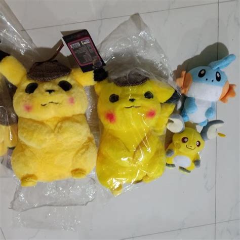 Jual Boneka Detektif Pikachu Original Boneka Pikachu Ori Pokemon