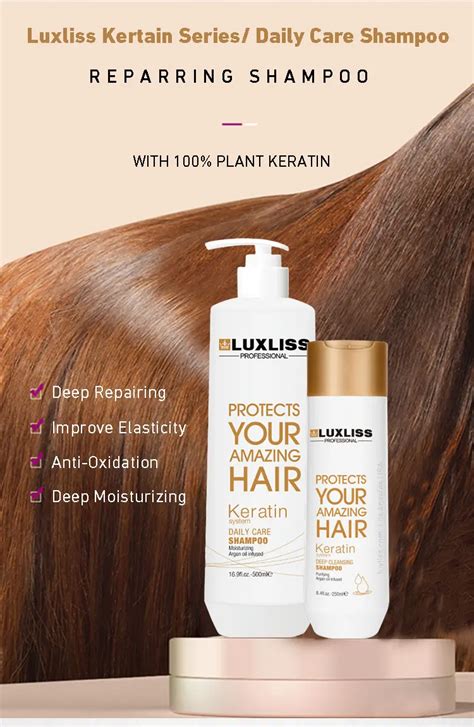 Luxliss Brazilian Keratin Hair Treatment Kit Organic Collagen