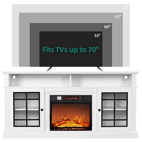 Yitahome | Fireplace TV Stand Media Console with Electric Fireplace in ...