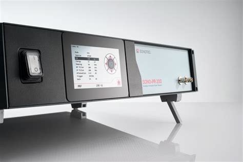 Ultrasonic Pulser-Receiver up to 200 MHz for NDT · SONOTEC