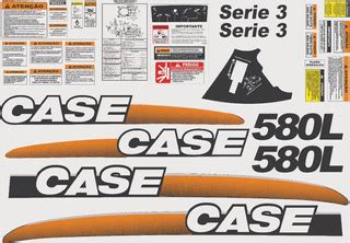 Kit Adesivo Completo Retroescavadeira Case 580h MercadoLivre