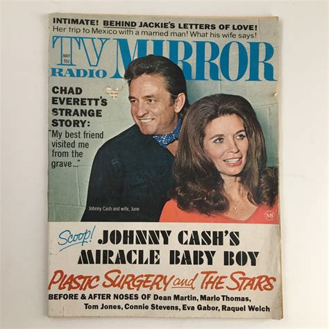 TV Radio Mirror Magazine May 1970 Johnny Cash & Wife June Carter Cash