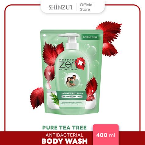 Jual Zen Antibacterial Sabun Cair Shiso Refill 400ml 900ml Body