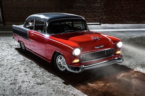 1955 Chevrolet 210 Coupe Hot Rod Rods Custom Retro Wallpapers HD Desktop And Mobile