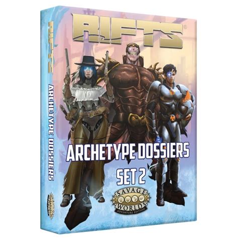 Savage Worlds RIFTS Archetype Dossiers Box Set 2 23 10