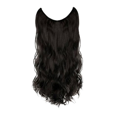 Long Curly Hair Extensions, Women's Clip-On Natural Shine Wig, Soft