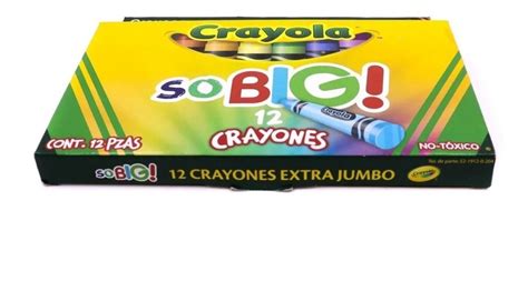 Crayolas Extra Jumbo So Big Paquete Con 12 Pza Marca Crayola MercadoLibre