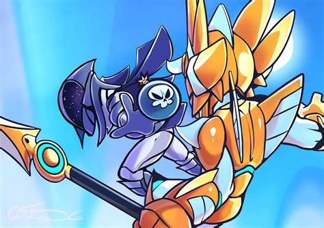 Artstation Orion And Artemis Fight Brawlhalla Fanart