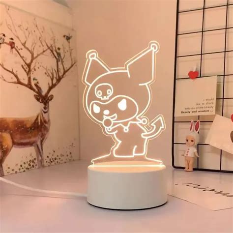 Cute Kawaii Sanrio 3d Night Light Cinnamoroll My Melody Hello Kitty