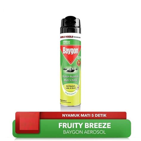 Jual Baygon Spray Aerosol 600ml All Variant Pembasmi Nyamuk Dan