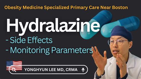 Hydralazine: How Doctors Prevent Side Effects - YouTube