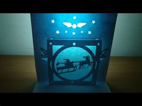 3D Christmas CardPaper ArtOrigami ArtKirigami ArtPop Up Card 149