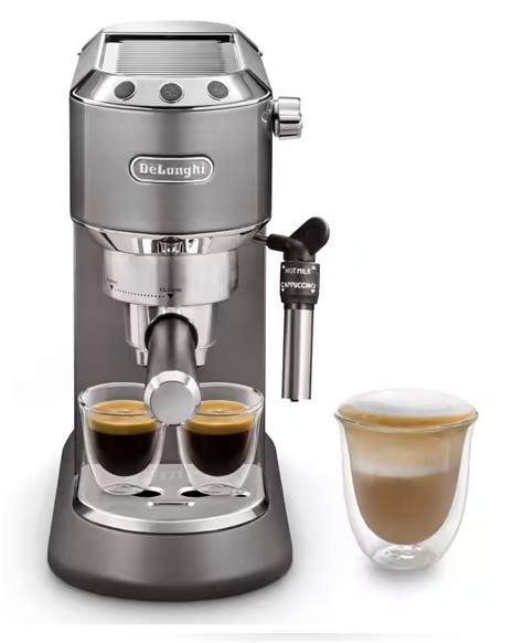 Delonghi Dedica Metallics Pump Espresso Iridescent Grey Ec Gy The