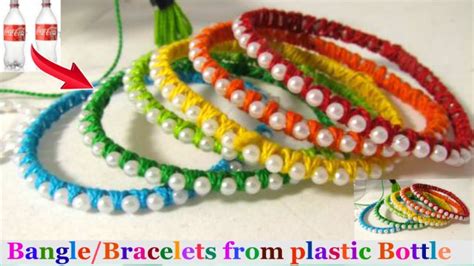 How To Make Bangles Bracelets From Plastic Bottles Recycling Of