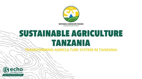 Sustainable Agriculture Tanzania Transforming Agriculture System In