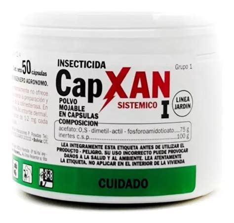 Insecticida Capxan Glacoxan 50 Capsulas Cochinilla PuLGón