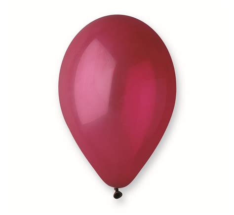 Set 100 Baloane Latex 25 Cm Maroon Pastel