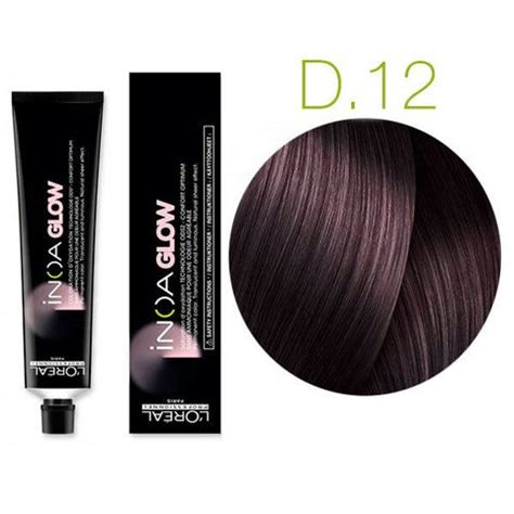 L Oreal Inoa Glow Темная база D.12 Краска для волос. Венге. 60 гр ...