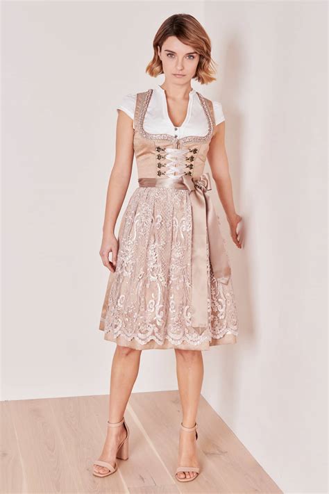 Dirndl Leticia Cm In Beige Im Kr Ger Dirndl Online Shop