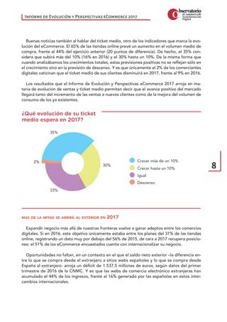 Informe De Evolucion Y Perspectivas Ecommerce 2017 PDF