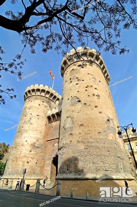 Torres De Quart Valencia Spain City Tower Stock Photo Picture And