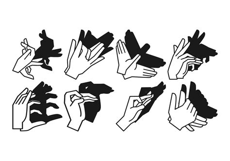 Free Shadow Hand Puppet Vector - Download Free Vector Art, Stock ...