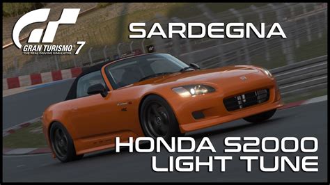 Gran Turismo 7 Light Tune Honda S2000 Sardegna YouTube