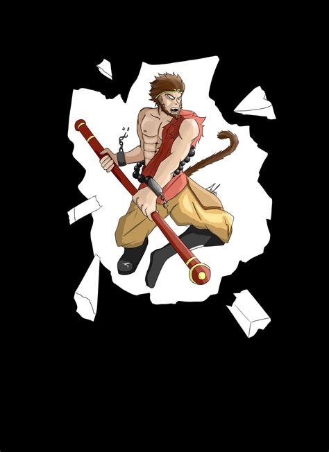sun wukong goku fanart  androwgamer  deviantart