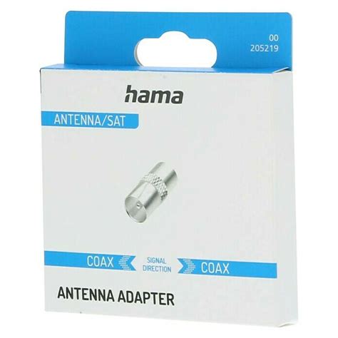 Hama Koax Adapter Antennen Adapter Koax Stecker Stk Bauhaus