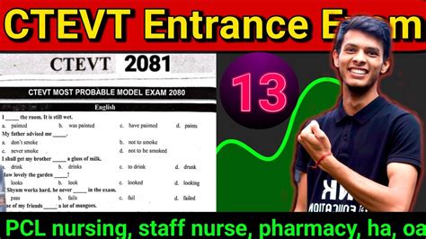 Ctevt Entrance Exam Model Questions Staff Nurse Pcl Nursing