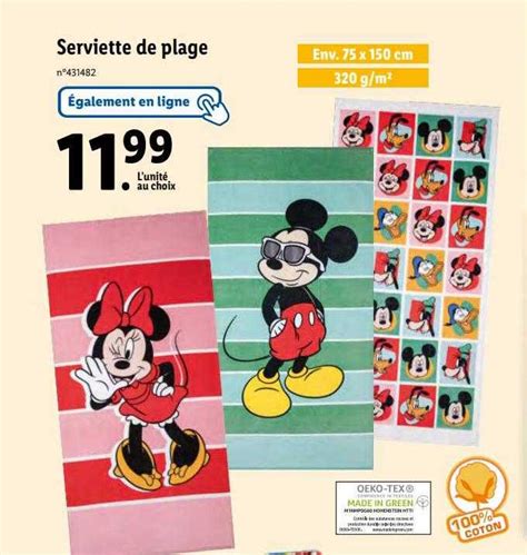 Promo Serviette De Plage Chez Lidl Icatalogue Fr