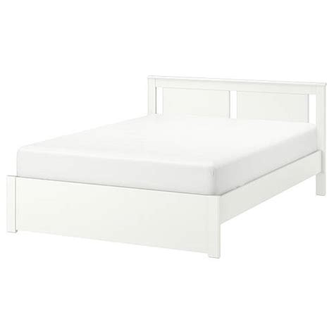 Купить IKEA SONGESAND Кровать, белая/Luroy, 140х200 см (492.412.82 ...