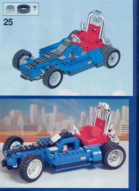 LEGO Instructions For Set 10151 Hot Rod Model Team None
