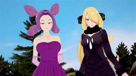 Trío de pokemon con grandes tetas con cynthia y fantina XVIDEOS