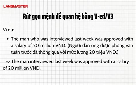 CÁCH RÚT GỌN MỆNH ĐỀ QUAN HỆ TRONG TIẾNG ANH