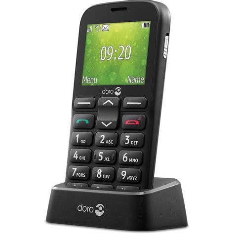 Doro 1380 Black - Mobile phone & smartphone - LDLC | Holy Moley