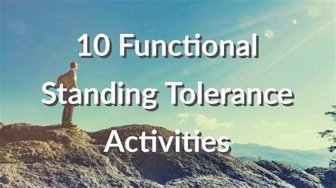 Activity Tolerance Intervention Ideas For Occupational Therapists