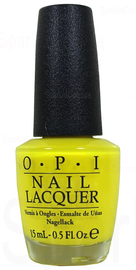 OPI, No Faux Yellow By OPI, NLBB8 | Sparkle Canada - One Nail Polish Place