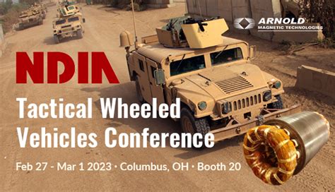 Trade Show Tactical Wheeled Vehicles Conference Arnold Magnetic