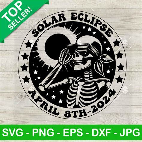 Total Solar Eclipse April 8th 2024 Vintage SVG Total Solar Eclipse