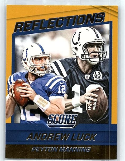 Colts Andrew Luck And Peyton Manning